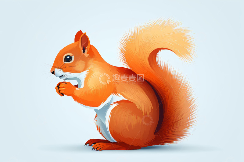 高清大图下载【趣麦麦图】可爱松鼠特写