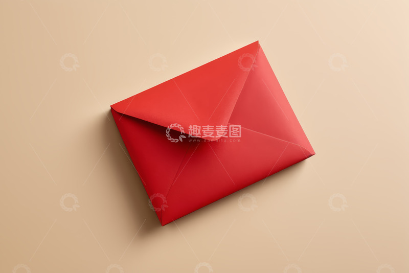 高清大图下载【趣麦麦图】红色信封特写素材