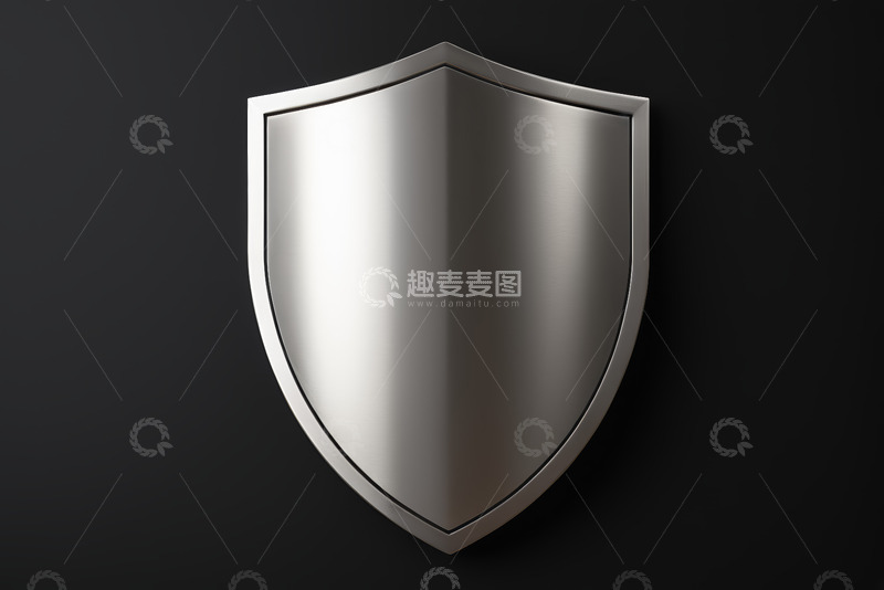 高清大图下载【趣麦麦图】金属盾牌特写素材