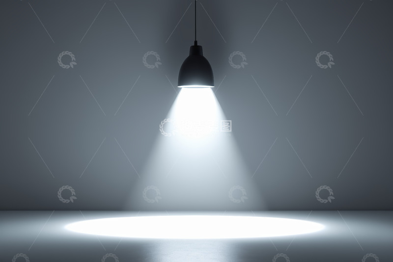 高清大图下载【趣麦麦图】室内悬挂吊灯照明场景