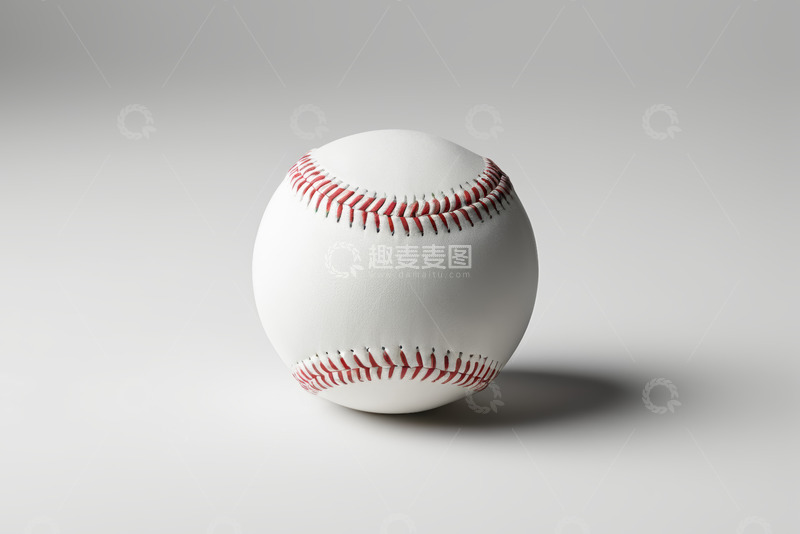 高清大图下载【趣麦麦图】白色棒球特写