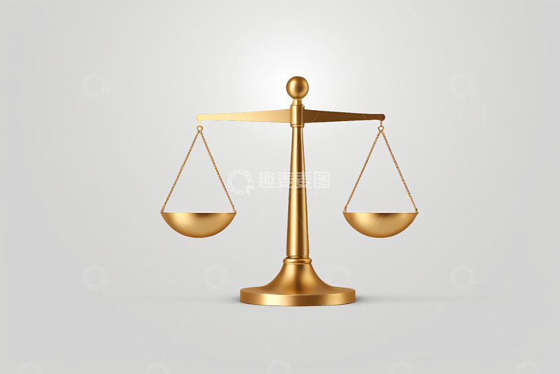 高清大图下载【趣麦麦图】金色天平称重平衡素材