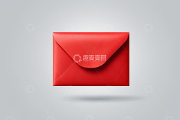红色信封特写素材