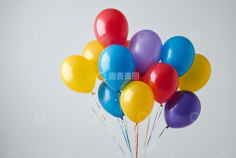 高清大图下载【趣麦麦图】彩色气球组合