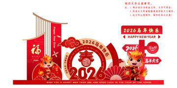 2026年马年新年庆祝布置