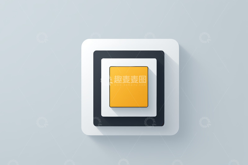 高清大图下载【趣麦麦图】方形图标设计素材