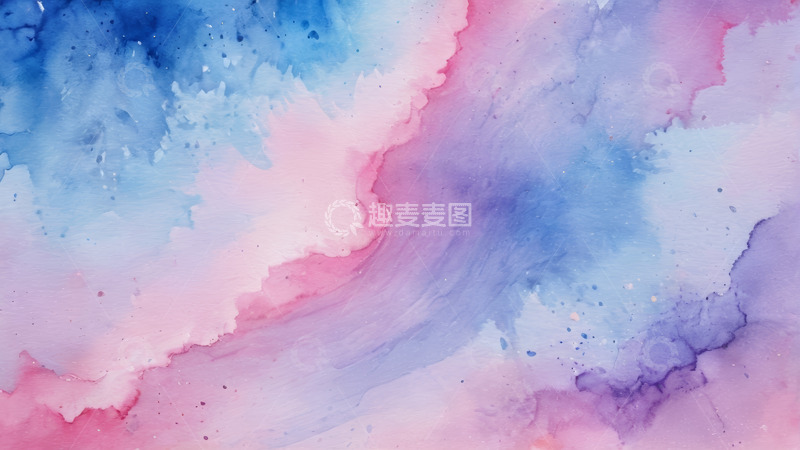 高清大图下载【趣麦麦图】梦幻水彩艺术背景