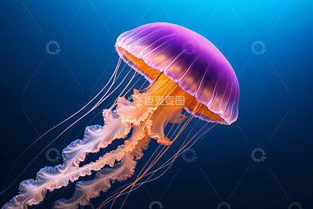海洋水母特写