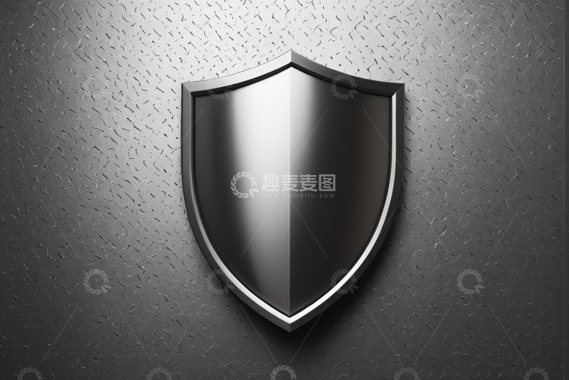 高清大图下载【趣麦麦图】金属盾牌背景图