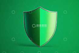 绿色盾牌图标