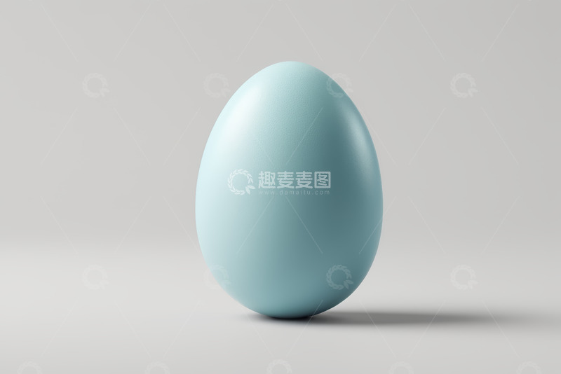 高清大图下载【趣麦麦图】浅蓝色鸡蛋静物素材