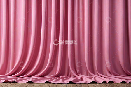 粉色幕布背景素材
