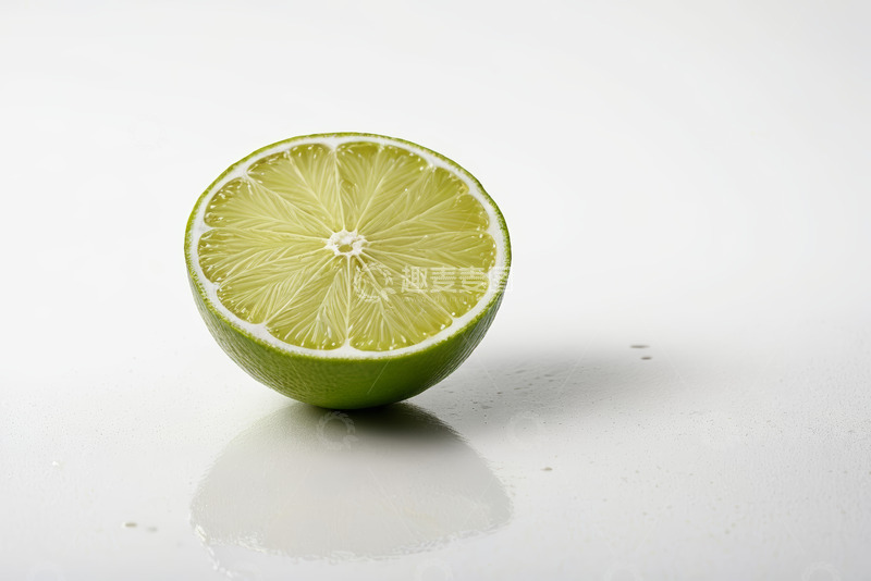高清大图下载【趣麦麦图】半颗青柠檬特写