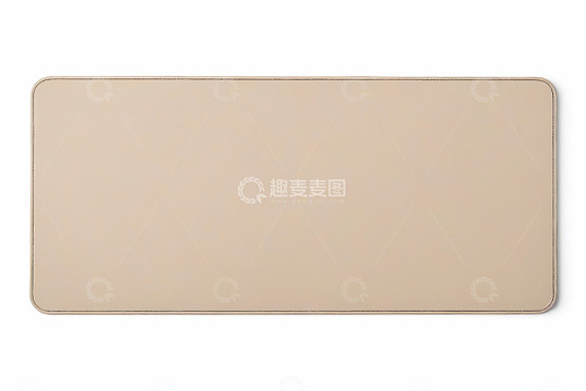 米色长方形办公鼠标垫