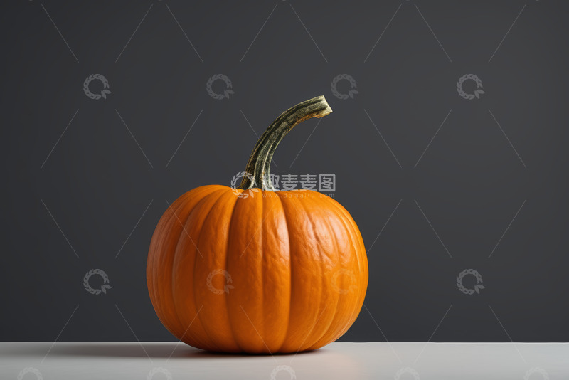 高清大图下载【趣麦麦图】橙色南瓜静物特写