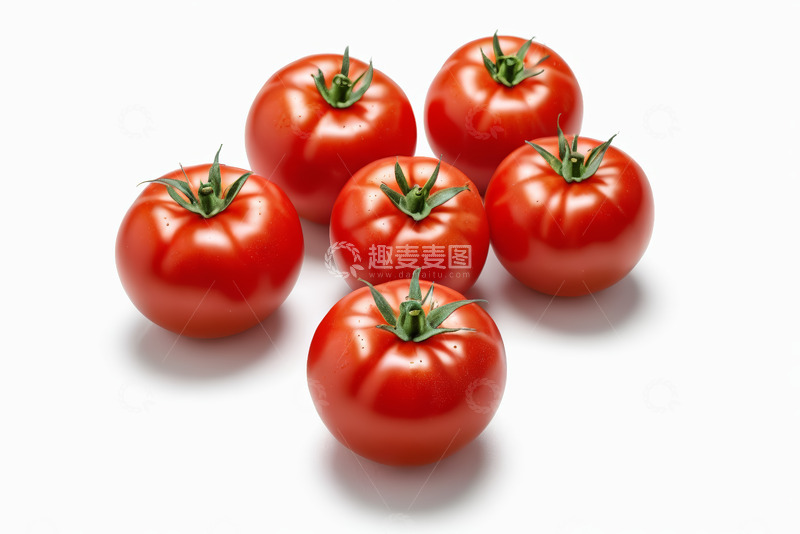 高清大图下载【趣麦麦图】新鲜红色番茄特写