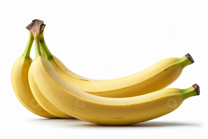 高清大图下载【趣麦麦图】三根黄色香蕉特写素材