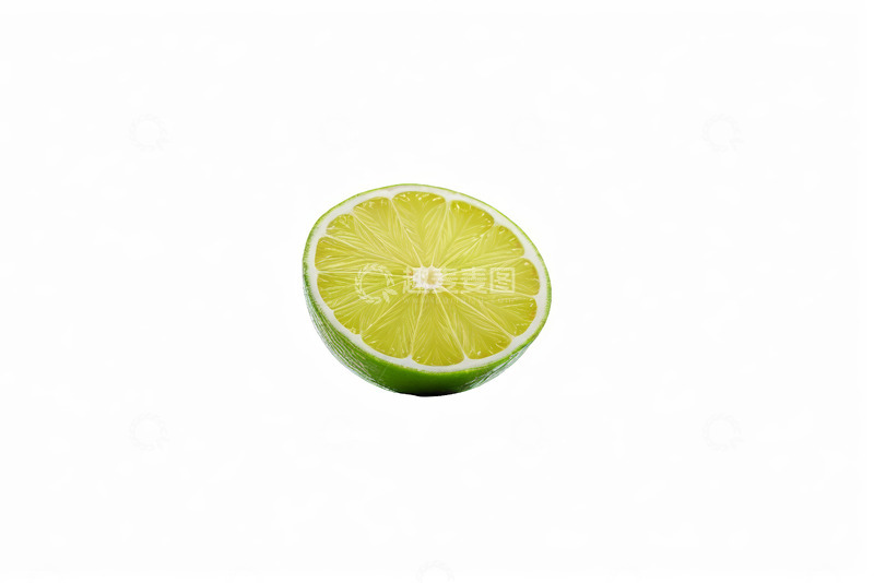 高清大图下载【趣麦麦图】半片青柠檬特写