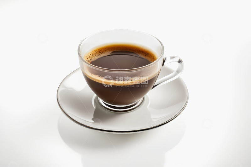 高清大图下载【趣麦麦图】透明杯装黑咖啡饮品