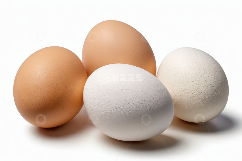 高清大图下载【趣麦麦图】白棕鸡蛋静物特写