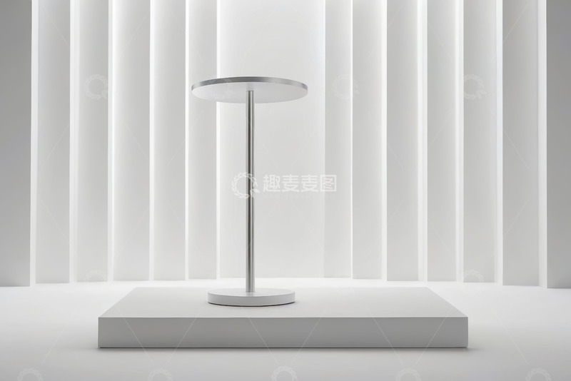 高清大图下载【趣麦麦图】现代简约圆形展示台