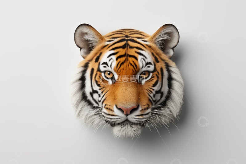 高清大图下载【趣麦麦图】老虎头部特写素材
