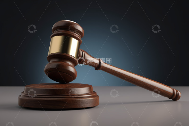 高清大图下载【趣麦麦图】法庭木槌特写素材