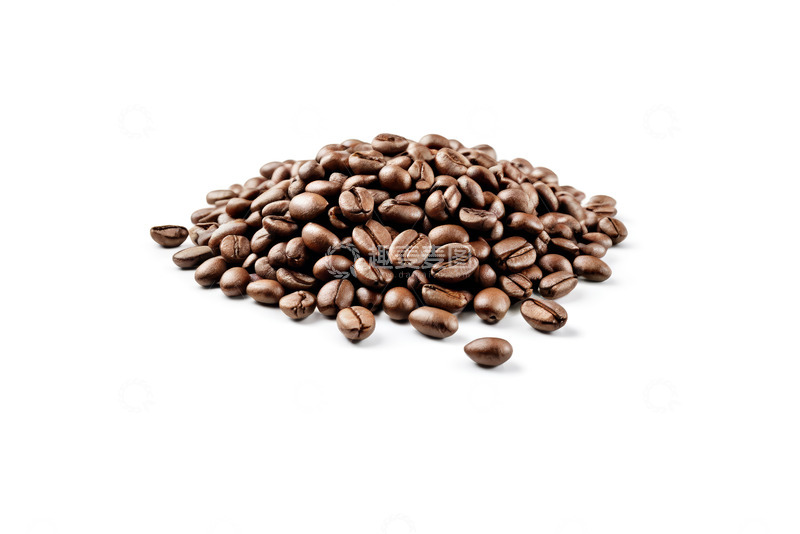 高清大图下载【趣麦麦图】一堆咖啡豆特写