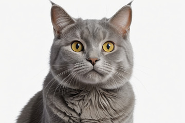灰色猫咪特写