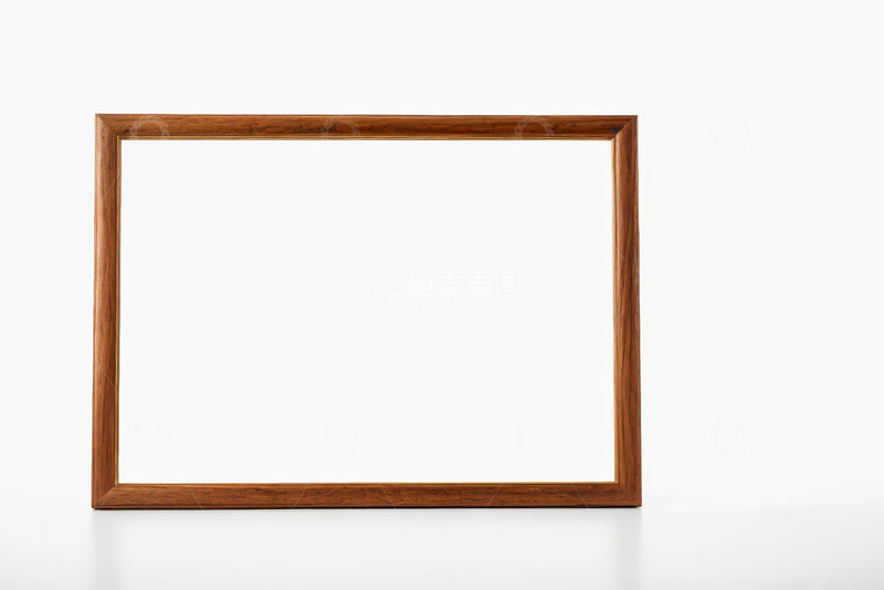 高清大图下载【趣麦麦图】白色背景木质框架