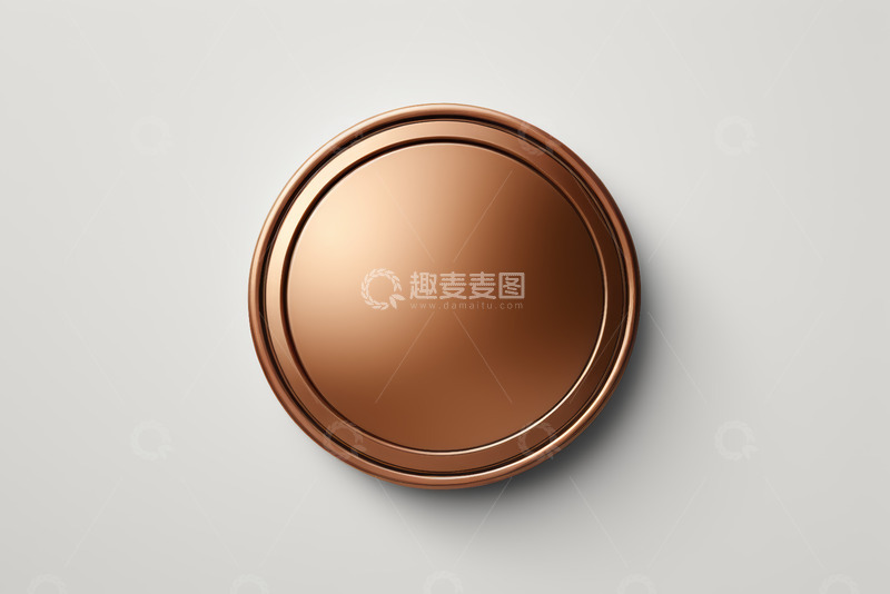 高清大图下载【趣麦麦图】金属质感圆形按钮素材