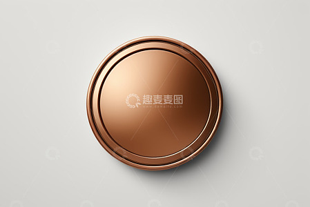金属质感圆形按钮素材