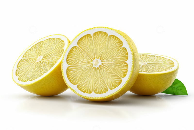 高清大图下载【趣麦麦图】切开的新鲜柠檬特写