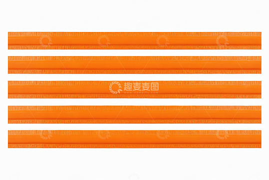 橙色直尺素材