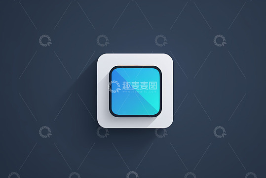 蓝色渐变图标设计素材