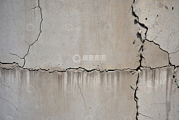 开裂的水泥墙面纹理