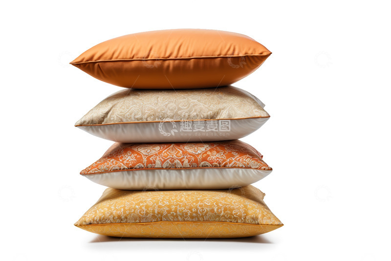 高清大图下载【趣麦麦图】堆叠在一起的装饰抱枕
