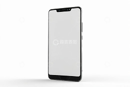 黑色智能手机展示