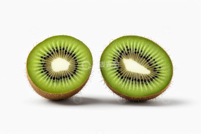 高清大图下载【趣麦麦图】两半切开的新鲜猕猴桃