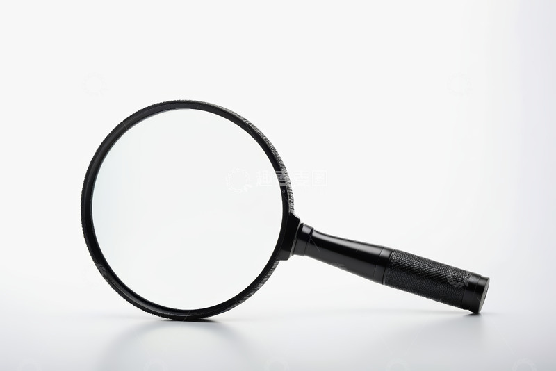 高清大图下载【趣麦麦图】黑色放大镜特写素材