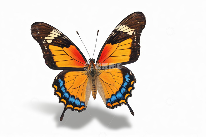 高清大图下载【趣麦麦图】彩色蝴蝶特写