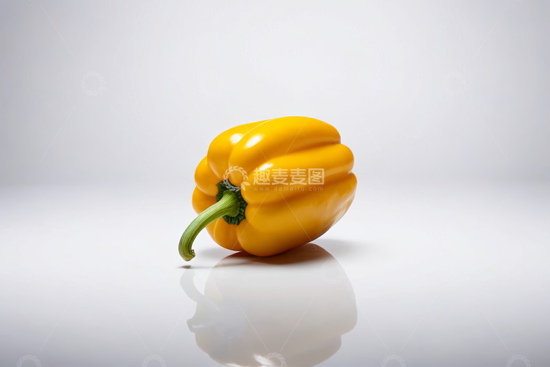 高清大图下载【趣麦麦图】黄色甜椒特写