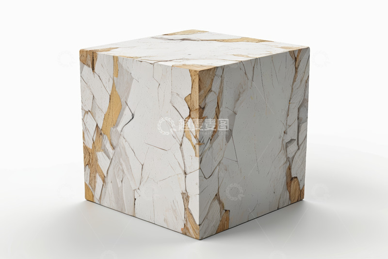 高清大图下载【趣麦麦图】大理石纹理立方体