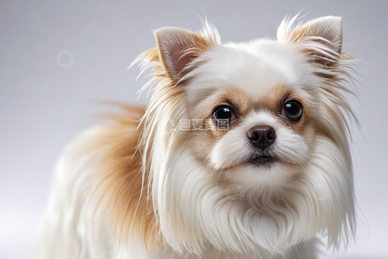 高清大图下载【趣麦麦图】可爱长毛吉娃娃宠物特写