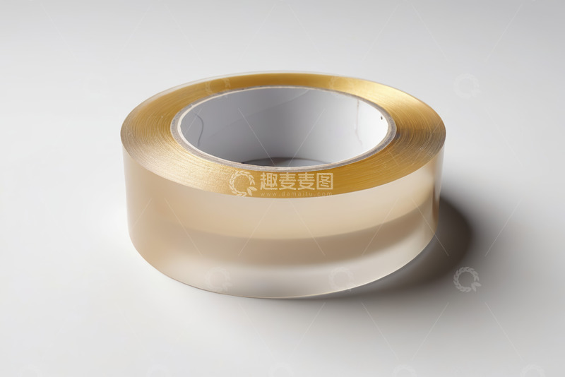 高清大图下载【趣麦麦图】透明胶带卷特写