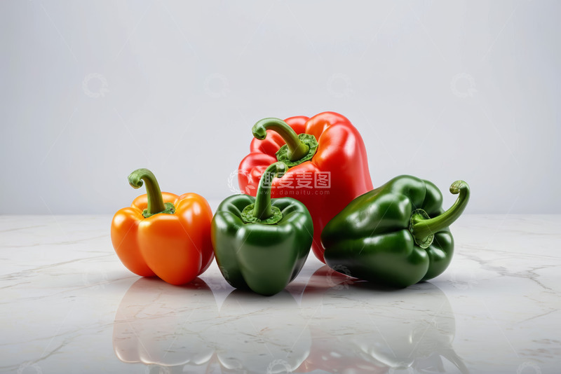 高清大图下载【趣麦麦图】多彩甜椒静物素材