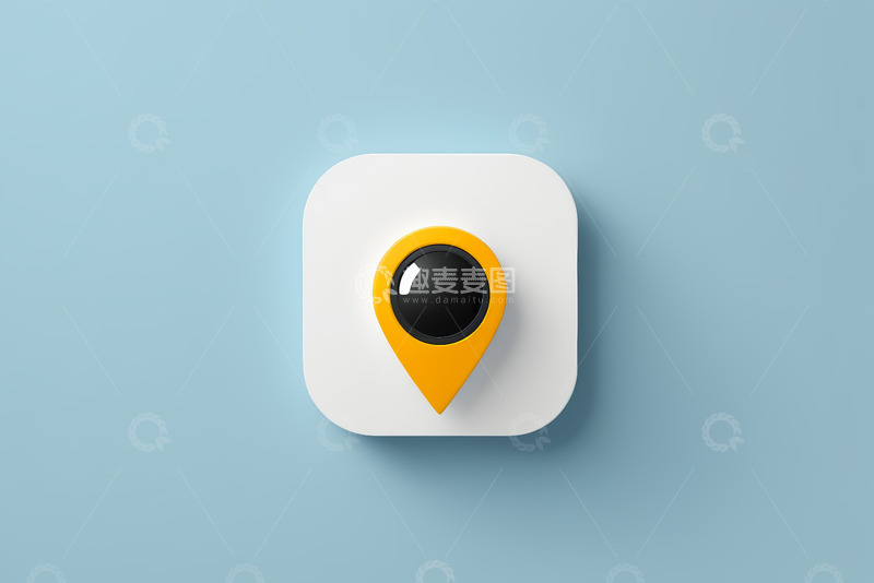 高清大图下载【趣麦麦图】定位图标设计素材