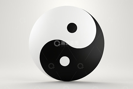 立体阴阳太极图