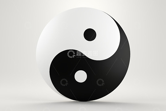 立体阴阳太极图