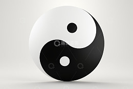 立体阴阳太极图